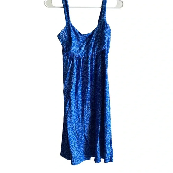 FREAH PRODUCE EUC WOMENS BLUE SUNDRESS DRESS DRESSES TANK SUMMER CASUAL SIZE XS - Picture 1 of 6
